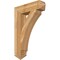 Ekena Millwork Thorton Arts & Crafts Rough Sawn Bracket, Western Red Cedar, 6"W x 26"D x 38"H BKT06X26X38THR03RWR - alternate 1